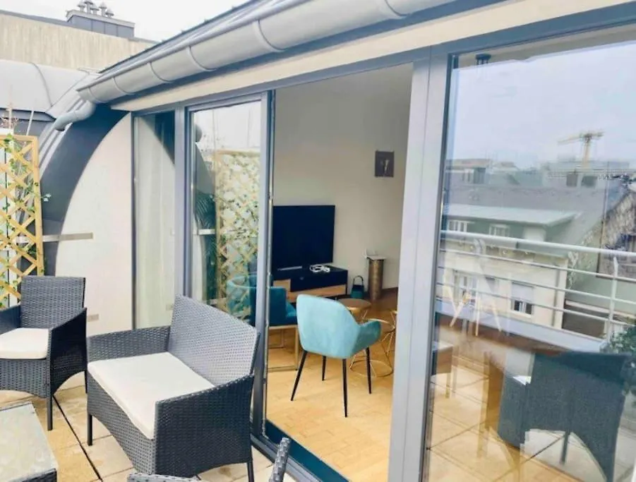 Penthouse In Luxembourg -Terrace公寓 公寓